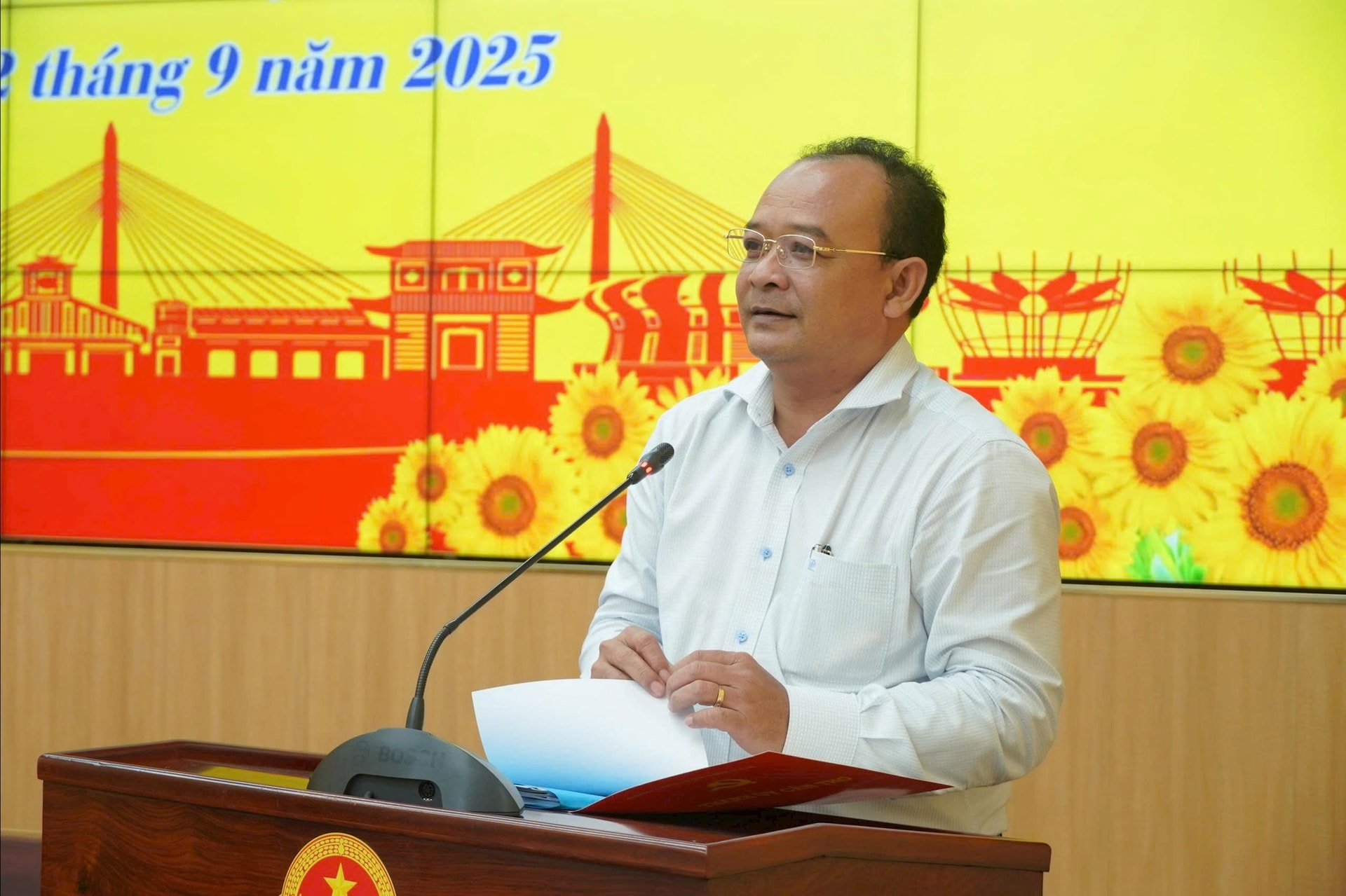 rưởng Ban Tuyên giáo và Dân vận Thành ủy TP. Cần Thơ Nguyễn Ngọc Tâm phát biểu