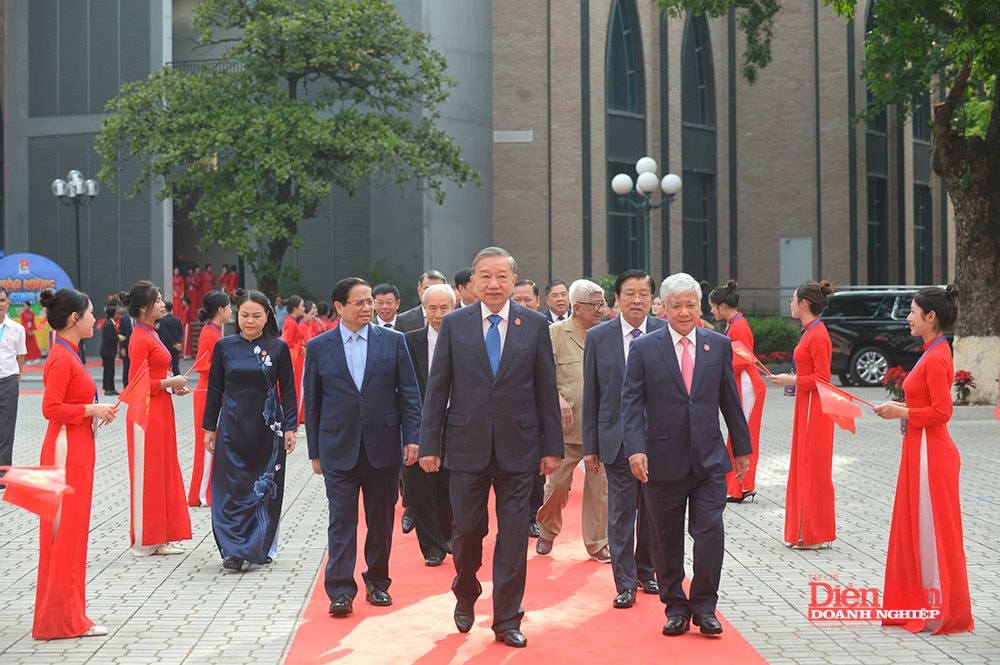 Tổng Bí thư Tô Lâm tới dự Đại hội đại biểu Đảng bộ MTTQ, các đoàn thể Trung ương lần thứ nhất, nhiệm kỳ 2025-2030