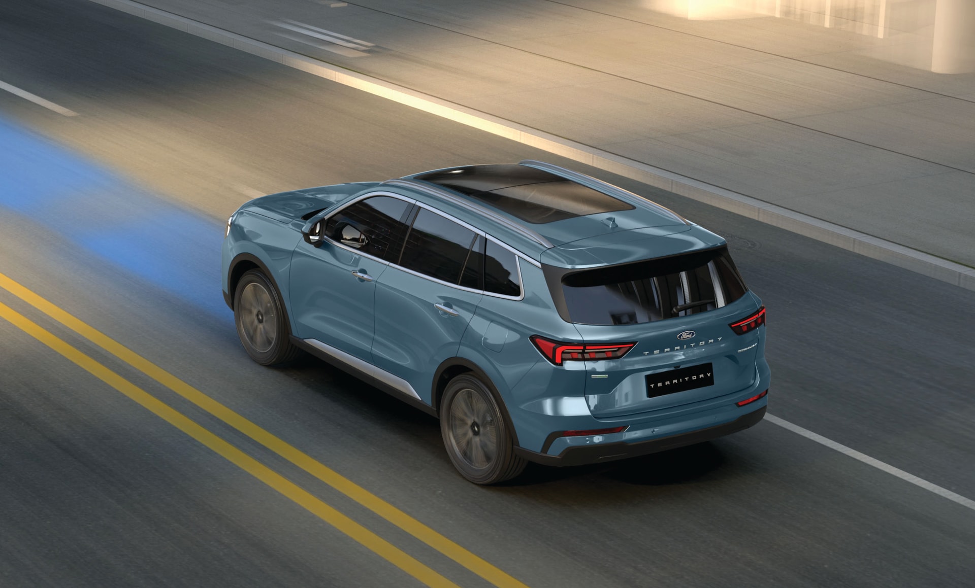 Ford Territory 2025 phù hợp để di chuyển cả trong thành phố và những chuyến công tác xa.