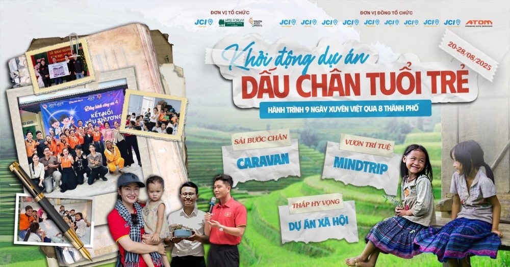 Dấu Chân Tuổi Trẻ 2025 – Hành trình lan tỏa tri thức, nuôi dưỡng khát vọng