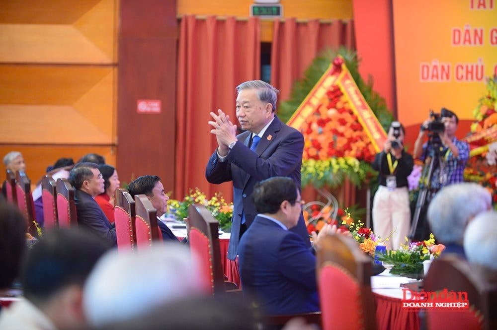 Đại hội Đảng bộ MTTQ, các đoàn thể Trung ương: Tổng Bí thư Tô Lâm dự và phát biểu chỉ đạo