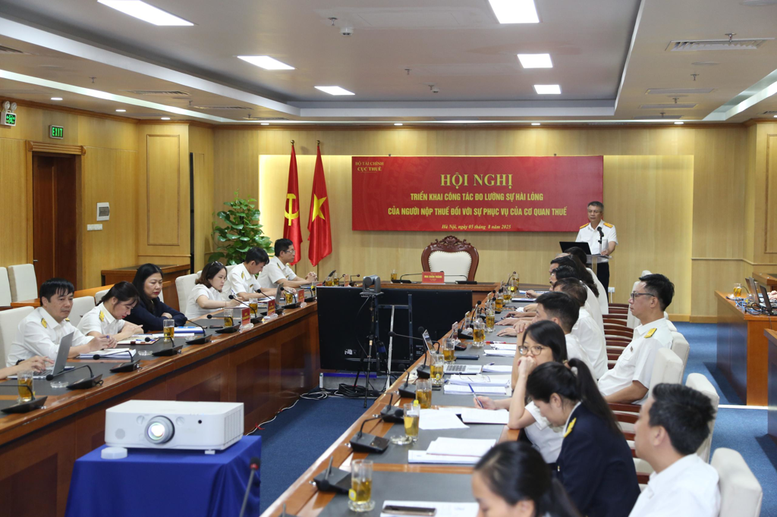Hội nghị triển khai công tác đo lường sự hài lòng của người nộp với sự phục vụ từ cơ quan thuế