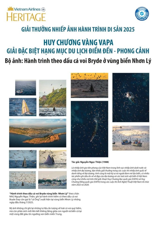 Trao giải và khai mạc triển lãm Giải thưởng nhiếp ảnh Heritage – Hành trình Di sản 2025