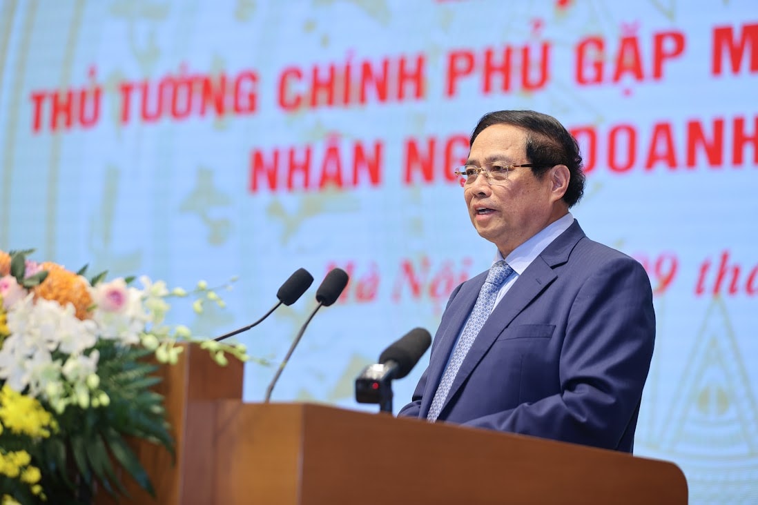 Thủ tướng Phạm Minh Chính phát biểu khai mạc Hội nghị.