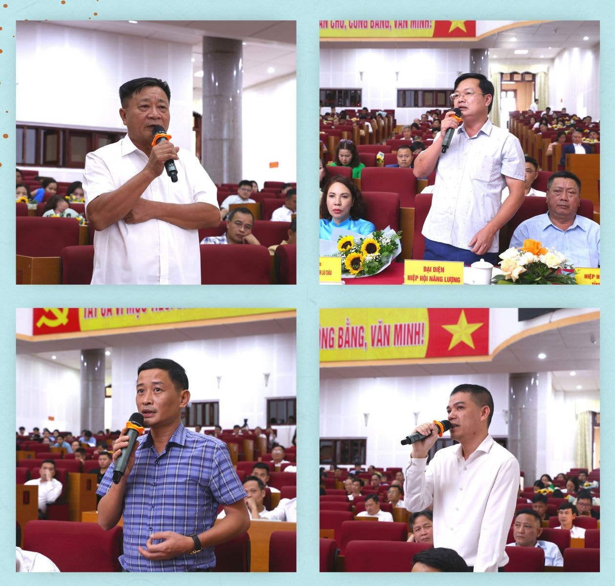 Các doanh nghiệp phát biểu kiến nghị.