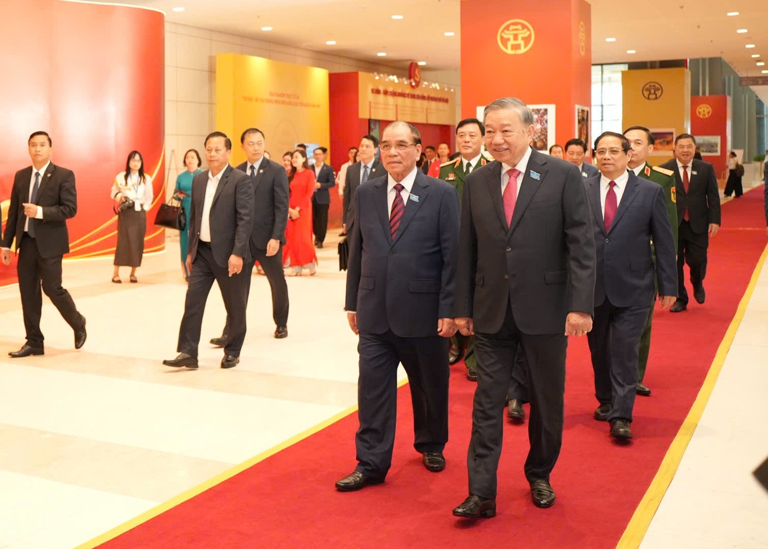 Tổng Bí thư Tô Lâm đến dự Đại hội Đại biểu Đảng bộ TP. Hà Nội lần thứ XVIII- Ảnh 5.