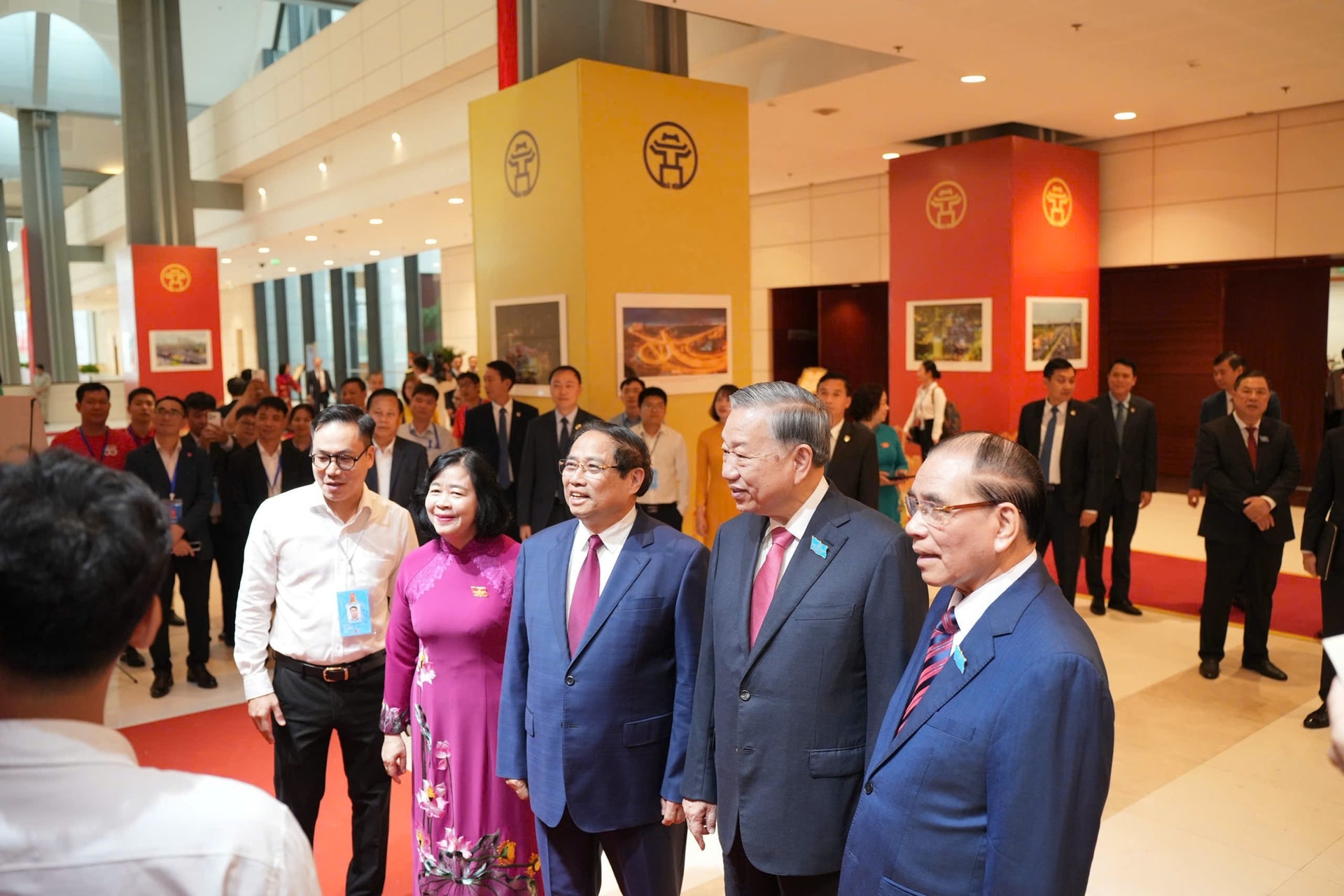 Tổng Bí thư Tô Lâm đến dự Đại hội Đại biểu Đảng bộ TP. Hà Nội lần thứ XVIII- Ảnh 6.
