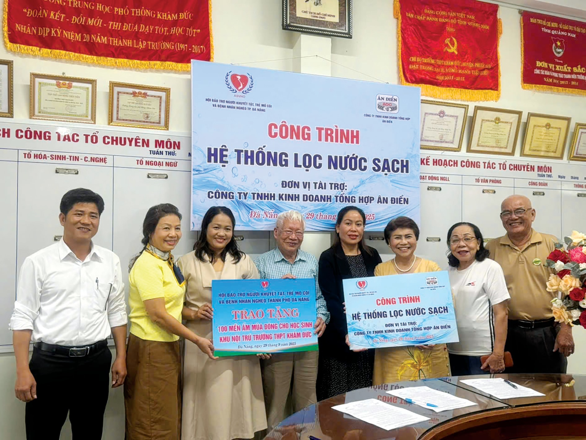 Tặng hệ thống Lọc nước sạch cho Xã Khâm Đức