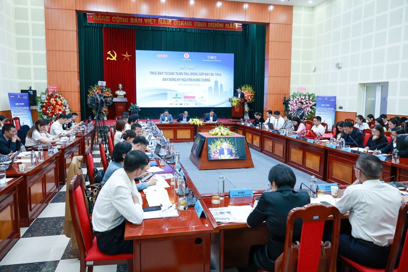 Các đại biểu tham dự hội thảo nhấn mạnh: rong kỷ nguyên dữ liệu minh bạch, tự giác tuân thủ thuế là trách nhiệm, là lợi thế cạnh tranh của doanh nghiệp