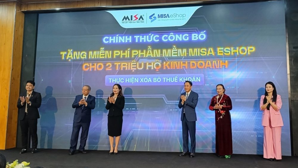 Misa tặng miễn phí phần mềm cho 2 triệu hộ kinh doanh thực hiện xóa bỏ thuế khoán Misa tặng miễn phí phần mềm cho 2 triệu hộ kinh doanh thực hiện xóa bỏ thuế khoán