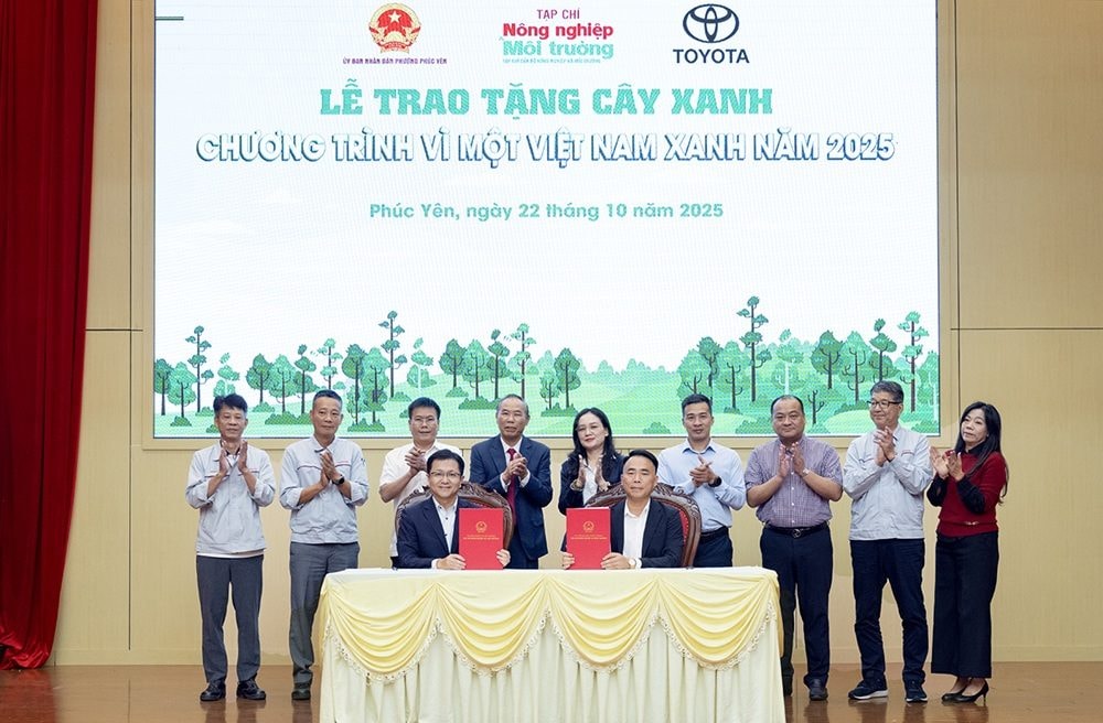 Toyota Việt Nam lan tỏa thông điệp “Vì một Việt Nam xanh” tại Phú Thọ