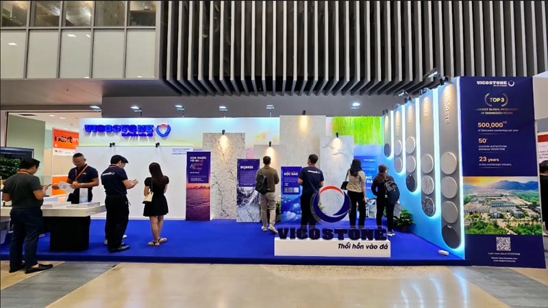 1. Gian hàng Vicostone tại Triển lãm Nội thất & Xây dựng Việt Nam (VIBE) 2025(1) - Sao chép