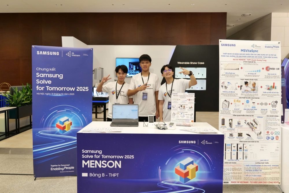 Samsung Việt Nam trao giải cuộc thi Samsung Solve for Tomorrow 2025