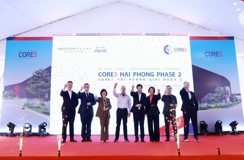 Indochina Kajima va Tap doan Itochu khoi cong du an Core5 Hai Phong giai doan 2''
