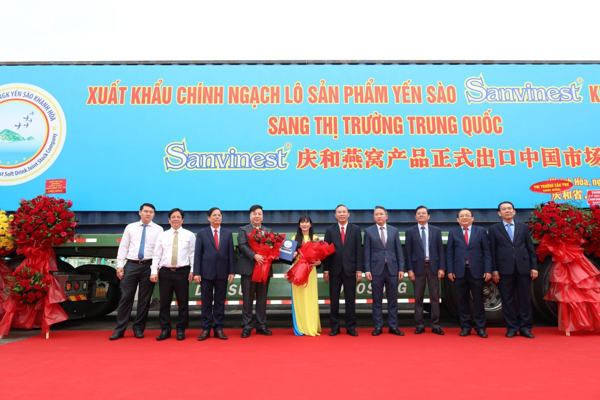 11. Xuất khẩu chính ngạch sản phẩm yến sào Sanvinest Khánh Hòa sang TQ năm 2023