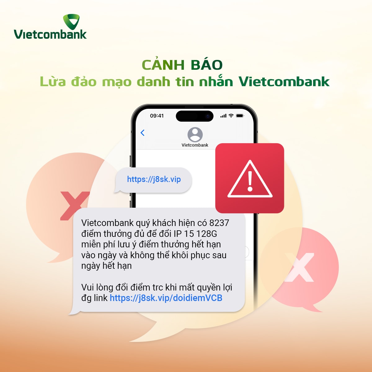 20251030_MKTTT_Anh Fanpage CBRR mao danh SMS Vietcombank