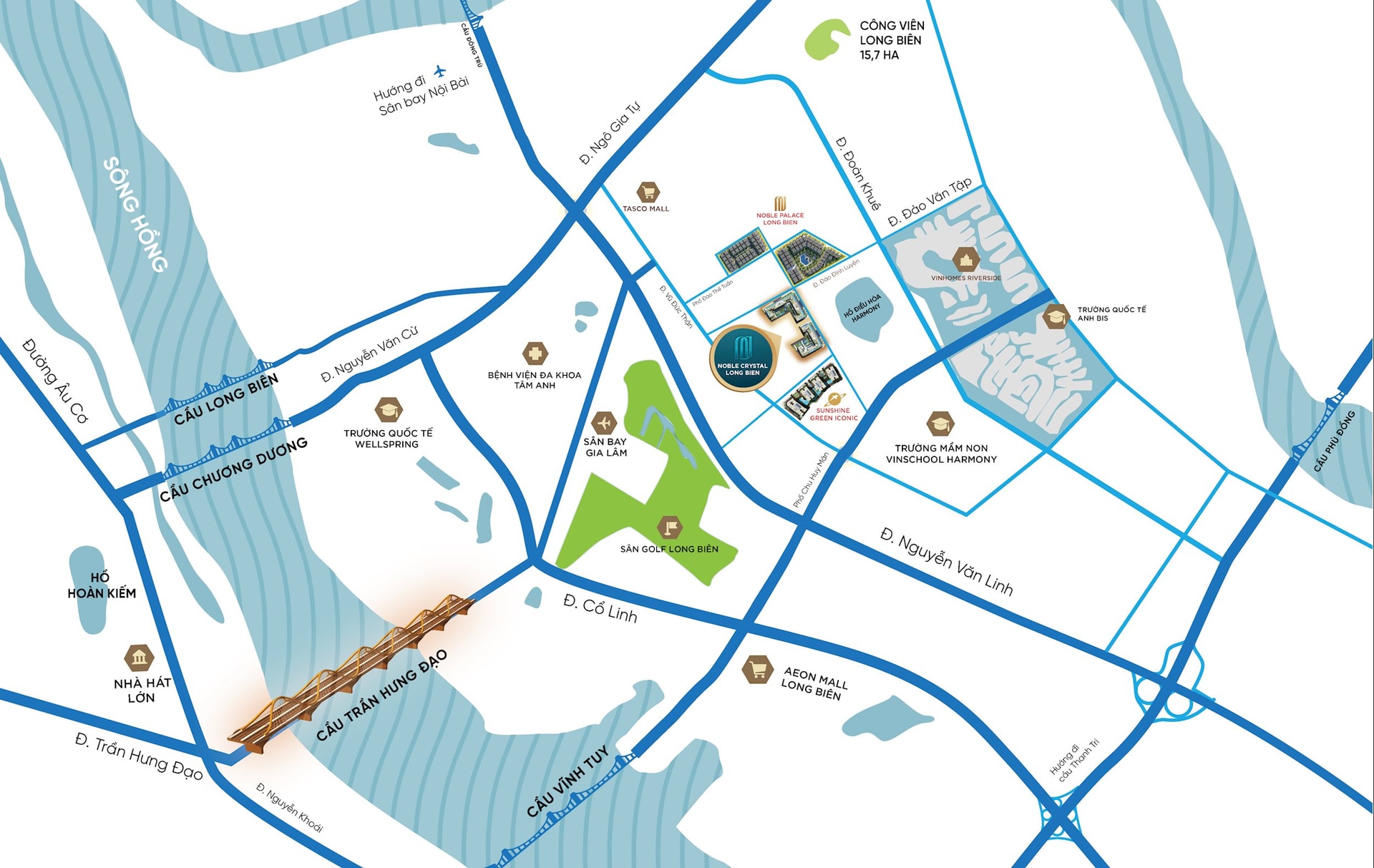 Ảnh 3-Vị trí dự án Noble Crystal Long Bien