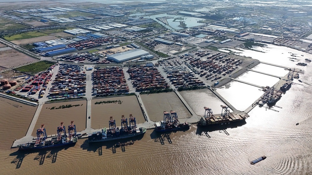 Toàn cảnh khu công nghiệp Nam Đình Vũ đang hướng tới KCN Sinh thái