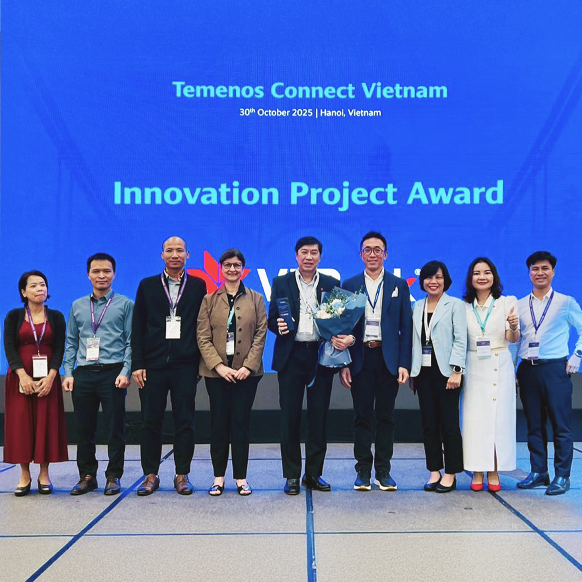 VPBank được vinh danh Giải thưởng Dự án Đổi mới Sáng tạo tại sự kiện Temenos Connect Vietnam 2025