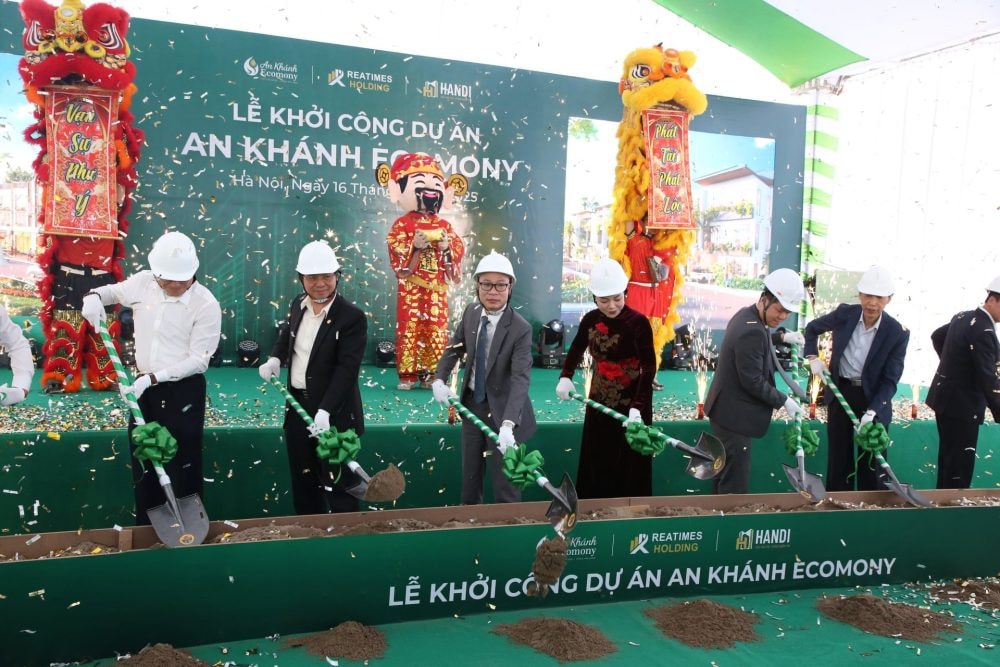 Lễ khởi công Dự án đầu tư xây dựng nhà ở thấp tầng An Khánh Ecomony