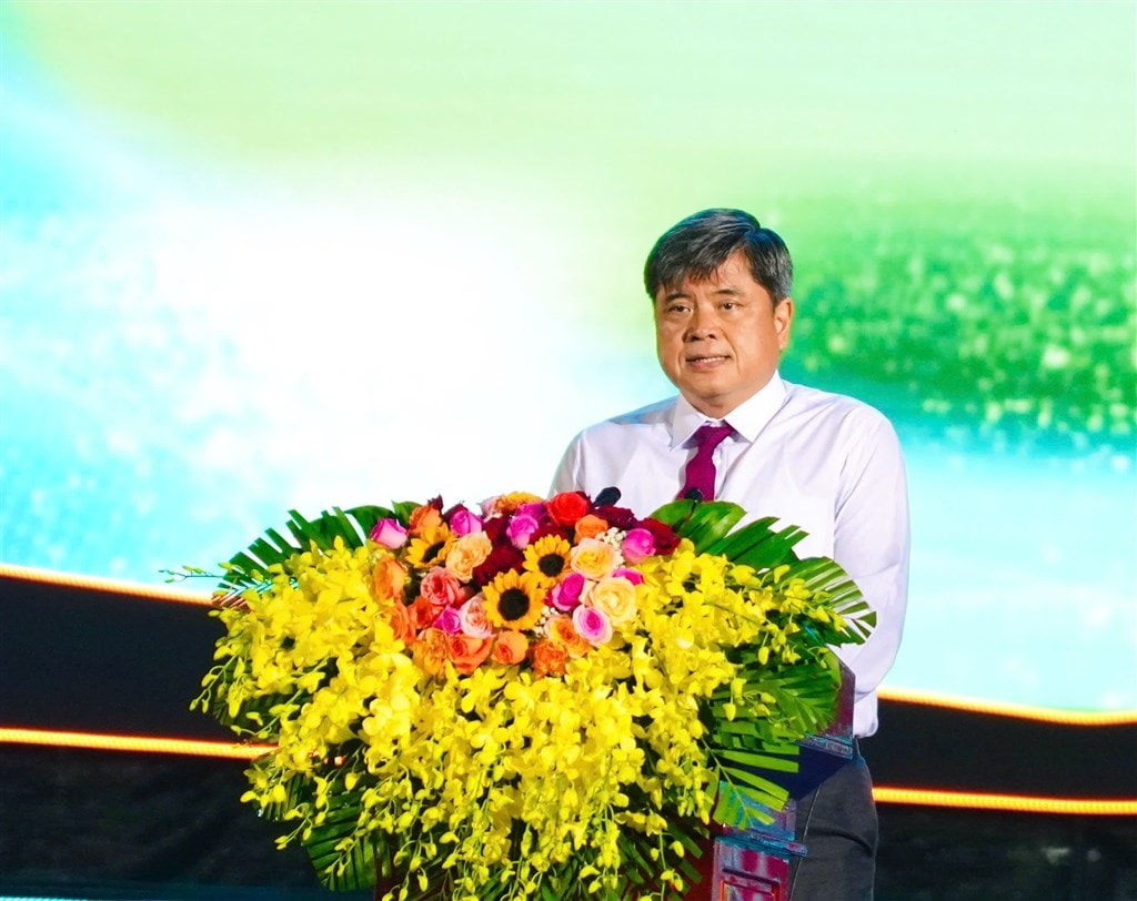 Thứ trưởng Bộ Nông nghiệp và Môi trường Trần Thanh Nam phát biểu tại khai mạc