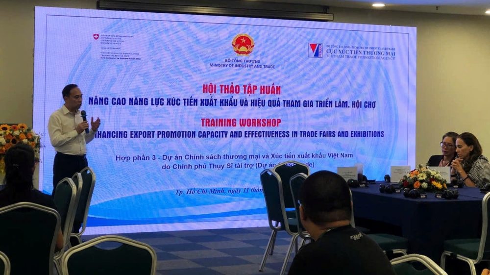 Cục Xúc tiến thương mại tập huấn nâng cao năng lực tham gia hội chợ và kết nối xuất khẩu cho doanh nghiệp Cục Xúc tiến thương mại tập huấn nâng cao năng lực tham gia hội chợ và kết nối xuất khẩu cho doanh nghiệp