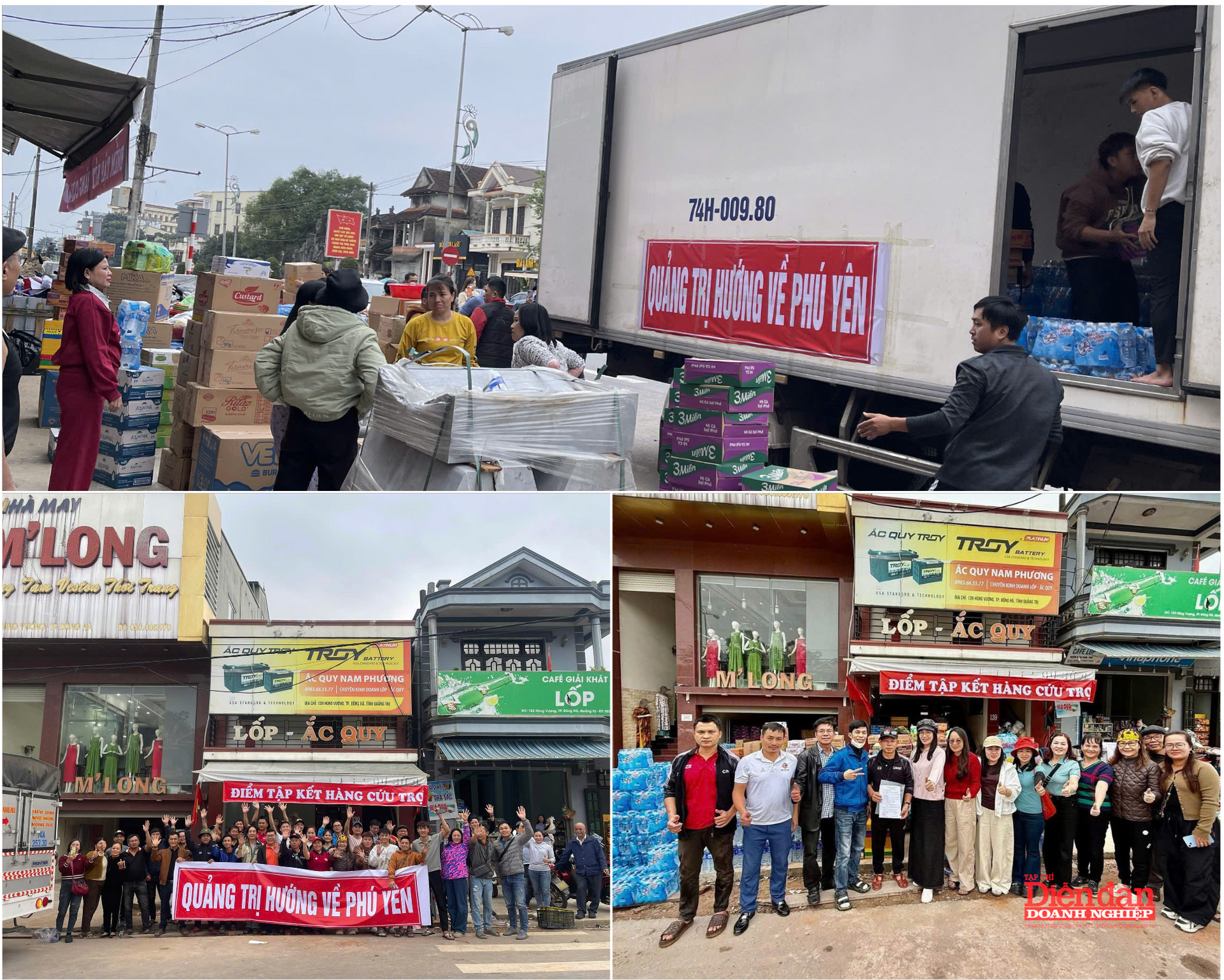 Hội DNT Quảng Tri với tinh thần hướng về người dân vùng lũ