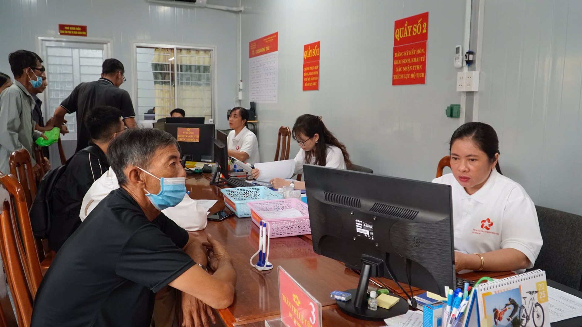 Trung tâm Phục vụ hành chính công xã Hưng Mỹ