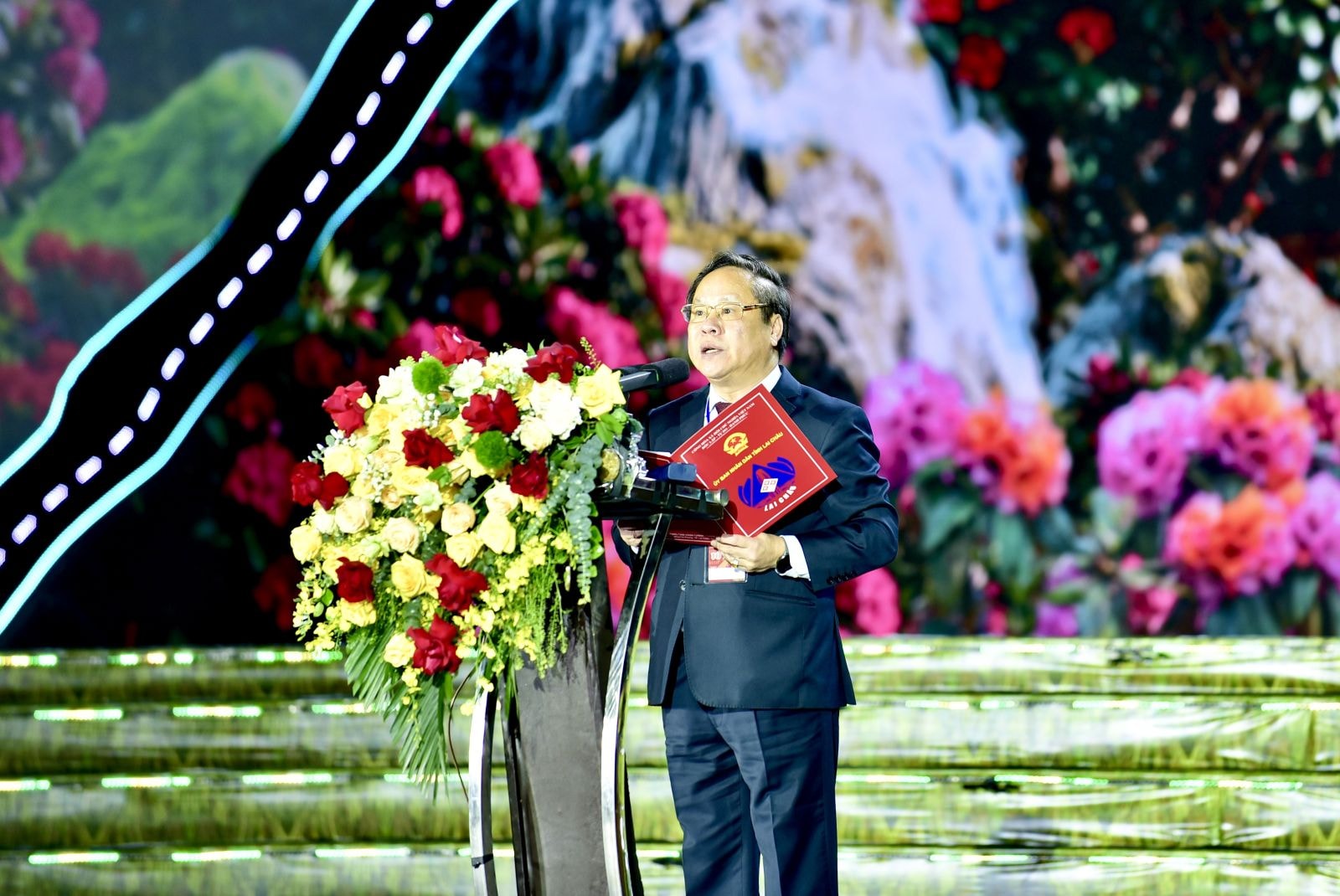 Đồng chí Tống Thanh Hải - Ủy viên Ban Thường vụ Tỉnh ủy, Phó Chủ tịch Thường trực UBND tỉnh, Trưởng Ban Tổ chức phát biểu khai mạc.