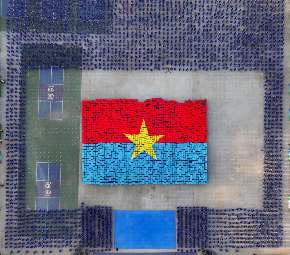 60.000 học sinh TP.HCM xác lập kỷ lục kép với màn đồng diễn Vovinam ấn tượng