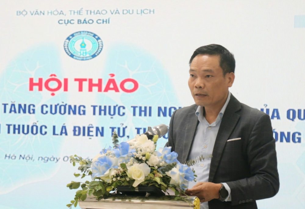 Tăng cường thực thi lệnh cấm thuốc lá thế hệ mới để bảo vệ sức khỏe cộng đồng Tăng cường thực thi lệnh cấm thuốc lá thế hệ mới để bảo vệ sức khỏe cộng đồng