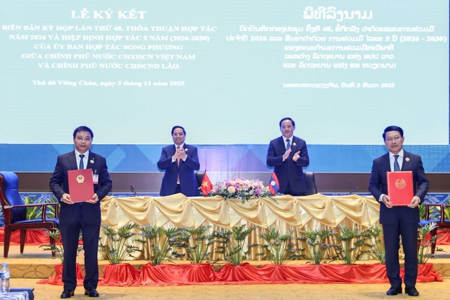 Kỳ họp 48 Uỷ ban Liên chính phủ Việt Nam – Lào: Hiện thực hoá quan hệ 