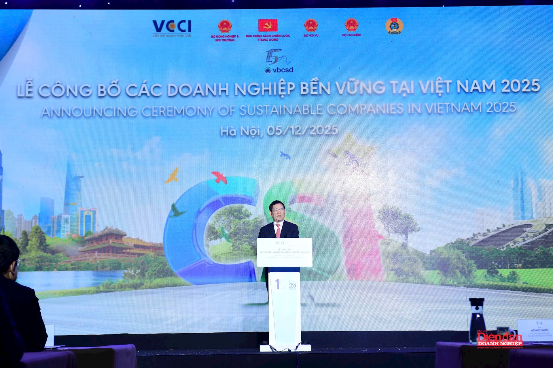 Phó Thủ tướng Hồ Đức Phớc: doanh nghiệp là một trong những nhân tố có tính quyết định góp phần hiện thực hoá các mục tiêu về phát triển bền vững nói chung và tăng trưởng xanh nói riêng