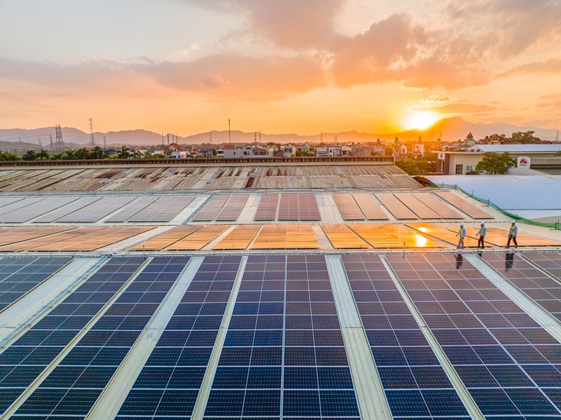 02. Hệ thống điện mặt trời tại Prime Group là một trong những dự án kết hợp đổi mới công nghệ và tối ưu năng lượng trong sản xuất