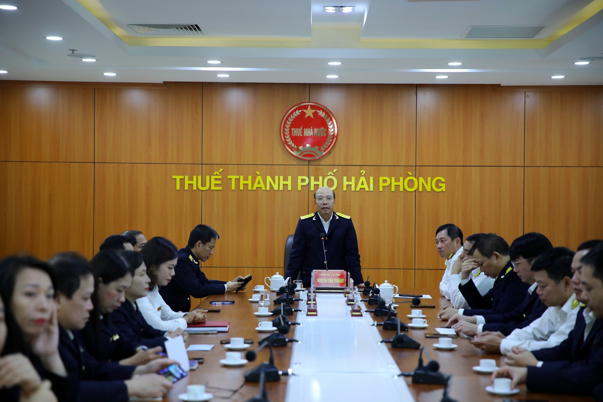 Ông Nguyễn Tiến Trường khẳng định, Thuế TP Hải Phòng đang tập trung triển khai chuyển đổi số đồng bộ, thống nhất hướng đến mục tiêu tuân thủ tự nguyện của NNT