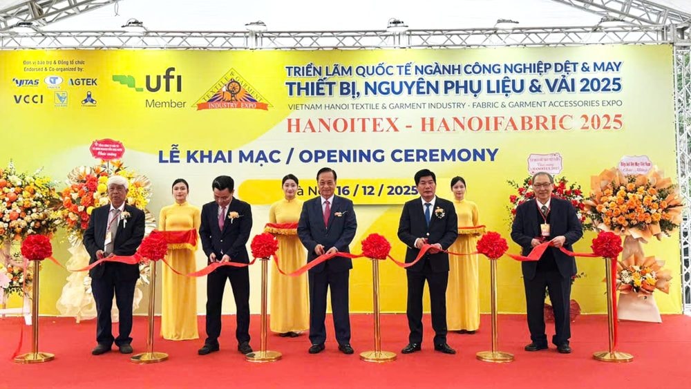 Khai mạc Triển lãm quốc tế ngành Công nghiệp Dệt & May – Thiết bị, Nguyên phụ liệu & Vải 2025