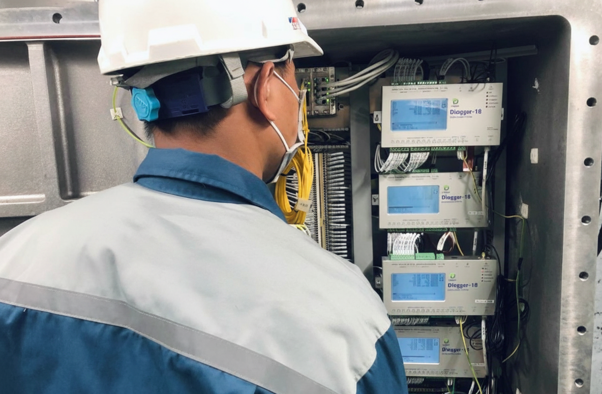 1. Datalogger Dlogger-18 được lắp đặt tại Nhà máy lọc hoá dầu Long Sơn