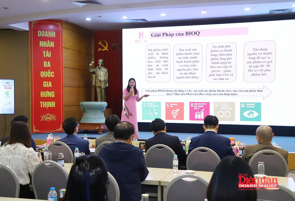 FESTIVAL KHỞI NGHIỆP 2025: Mỹ phẩm thuần chay BIOQ