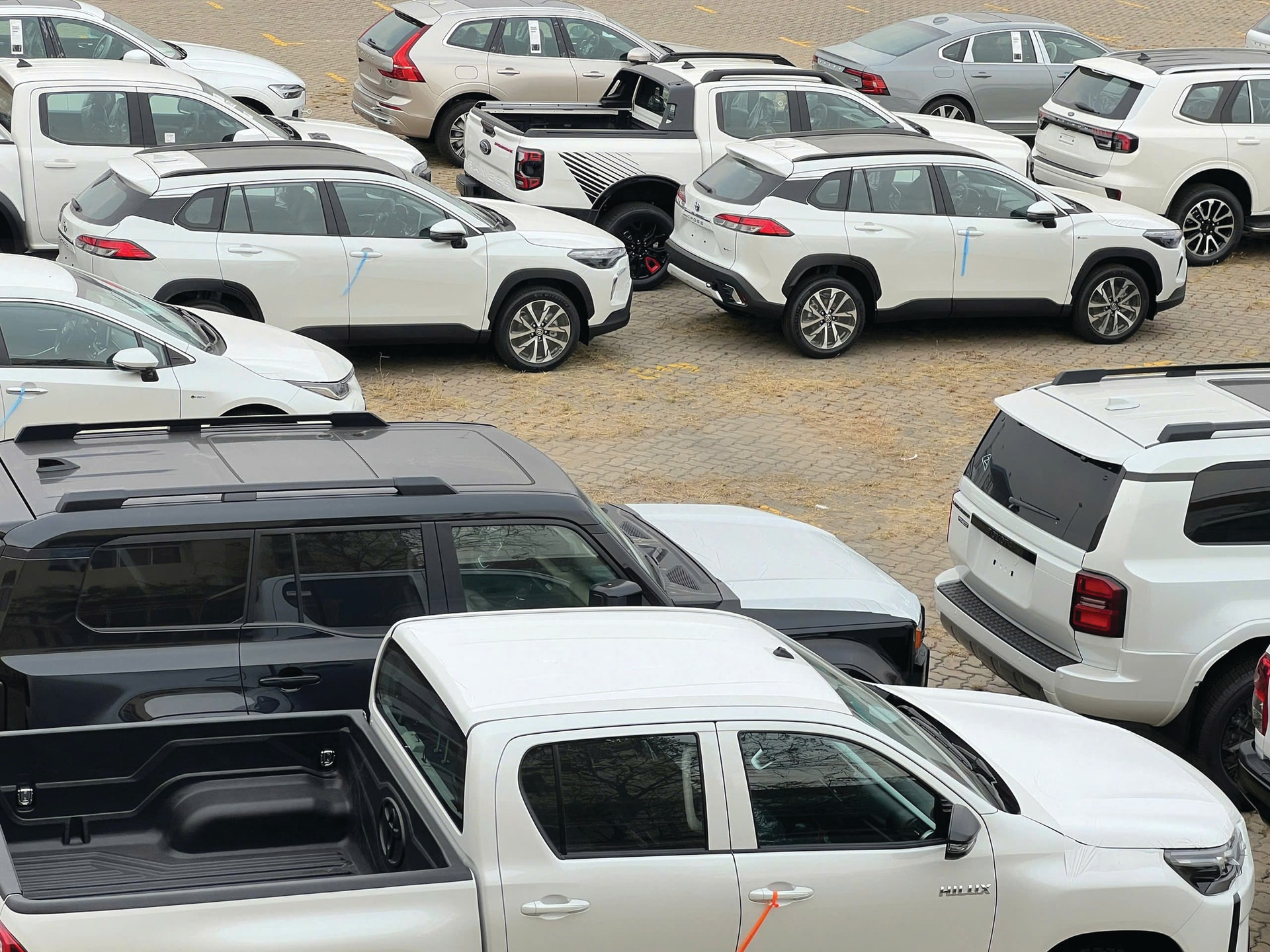 Ô tô nhập khẩu cập cảng Sài Gòn.