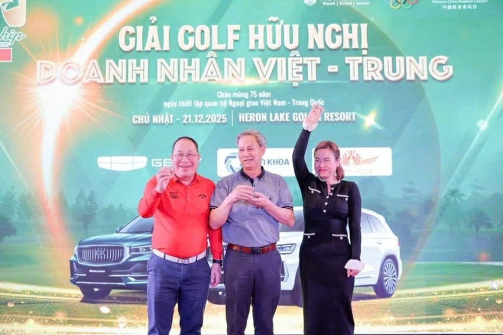 Giải Golf Doanh nhân Hữu nghị Việt – Trung 2025 thành công tốt đẹp