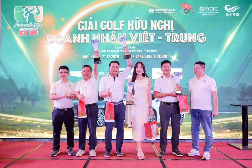 Giải Golf Doanh nhân Hữu nghị Việt – Trung 2025 thành công tốt đẹp