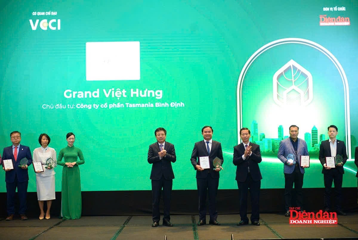 Khu đô thị Grand Việt Hưng được trao chứng nhận Dự án đáng sống 2025