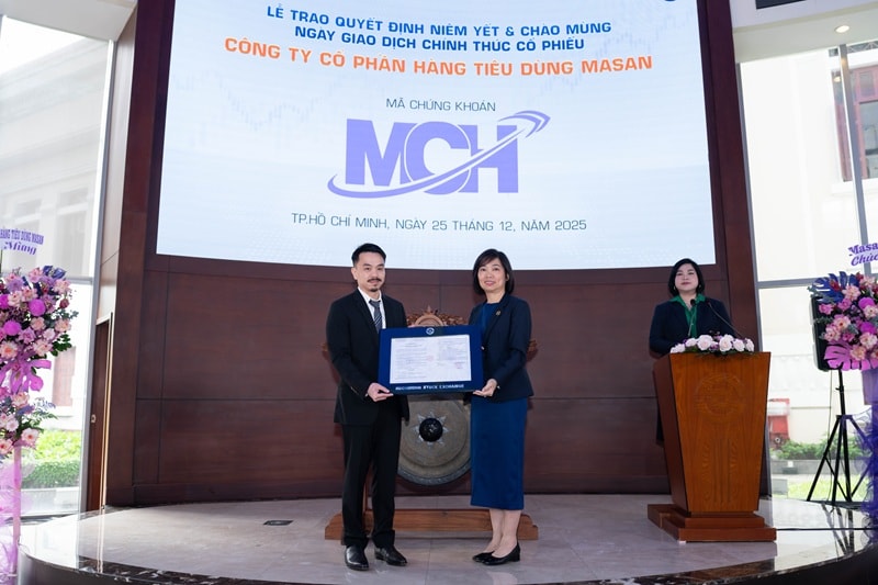 Trao quyết định niêm yết và giao dịch chính thức cổ phiếu MCH 