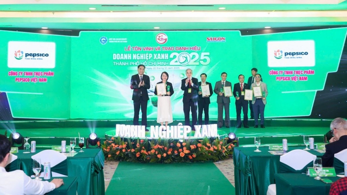PepsiCo Foods Việt Nam được vinh danh Doanh nghiệp Xanh TP HCM 2025