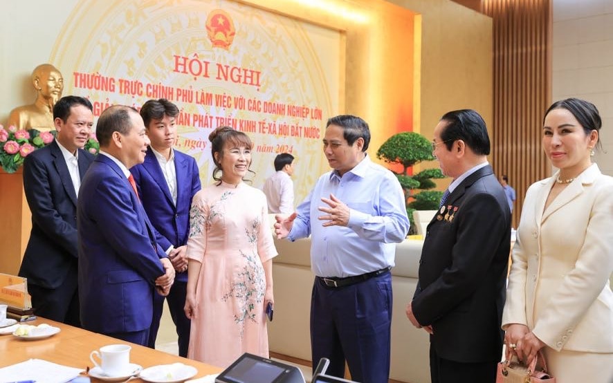 Thủ tướng Chính phủ Phạm Minh Chính gặp gỡ, trao đổi với các doanh nghiệp tư nhânViệt Nam