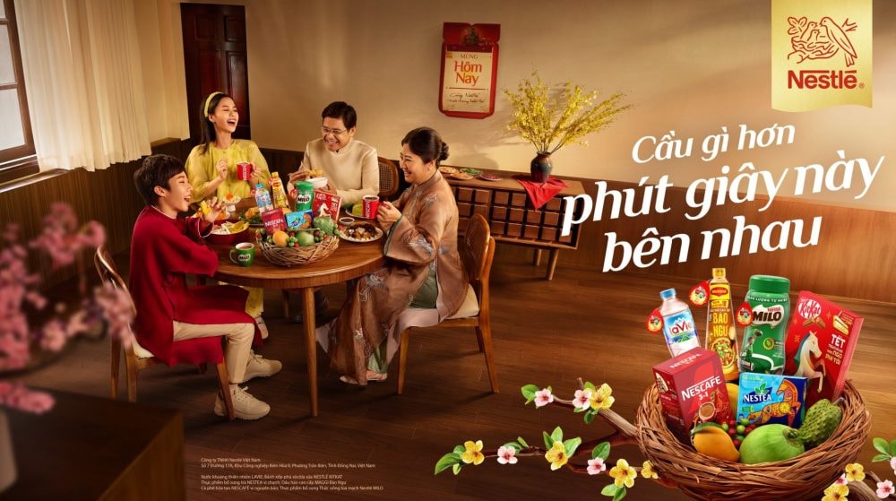 Nestlé Việt Nam khởi động chiến dịch Tết 2026: Trân trọng từng phút giây sum vầy