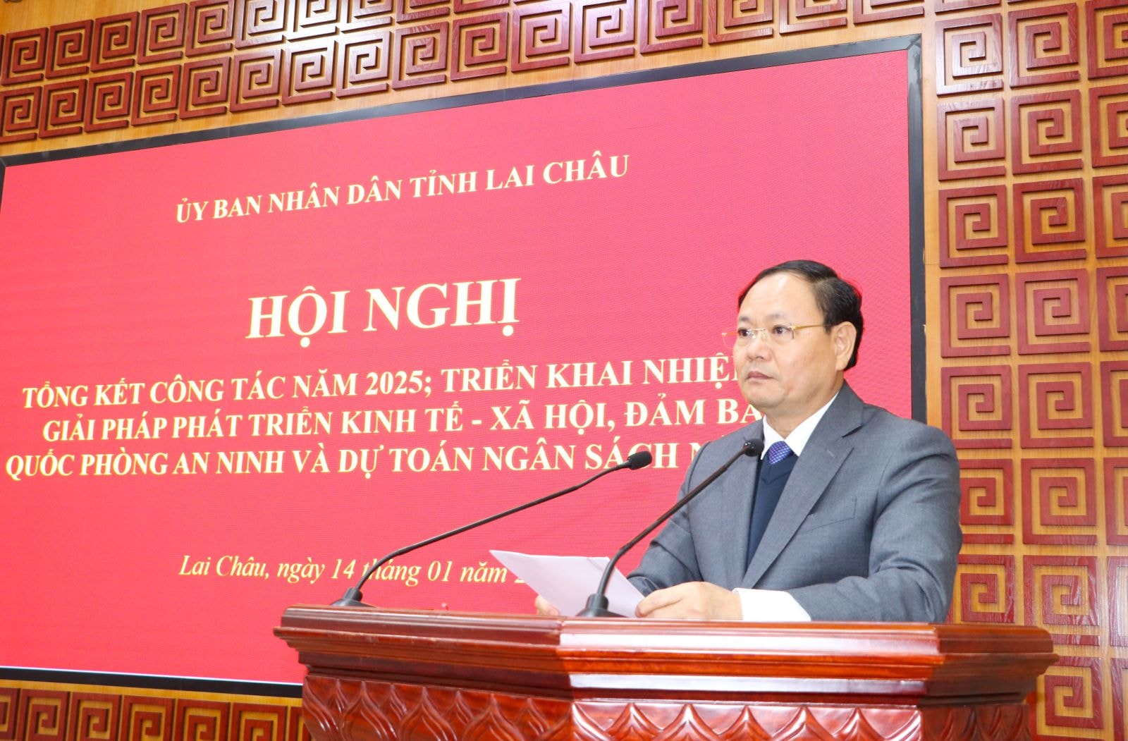 Bí thư Tỉnh ủy phát biểu chỉ đạo Hội nghị.