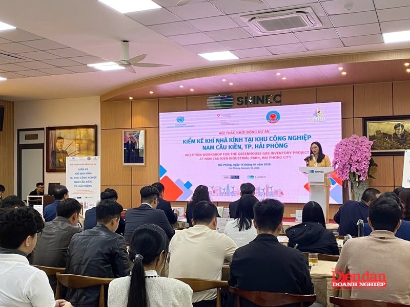 Hội thảo khởi động Dự án “Kiểm kê khí nhà kính tại Khu công nghiệp Nam Cầu Kiền”
