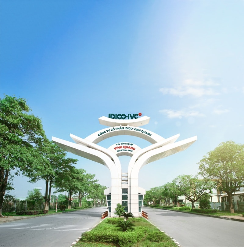 KCN Sinh Thai Vinh Quang - Phối cảnh cổng chào dự án