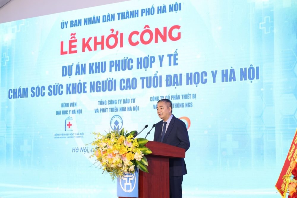 Khởi công Dự án Khu phức hợp y tế - chăm sóc sức khỏe người cao tuổi  Đại học Y Hà Nội